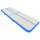 vidaXL Aufblasbare Gymnastikmatte mit Pumpe 400x100x20 cm PVC Blau