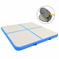 vidaXL Aufblasbare Gymnastikmatte mit Pumpe 200x200x20 cm...