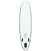 vidaXL Aufblasbares Stand Up Paddle Board Set Schwarz und Wei&szlig;