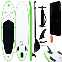 vidaXL Aufblasbares Stand Up Paddle Board Set Grün...