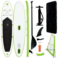 vidaXL Aufblasbares Stand-Up-Paddleboard Set mit Segel...