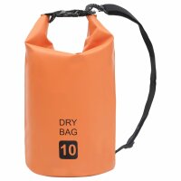 vidaXL Trockensack Orange 10 L PVC