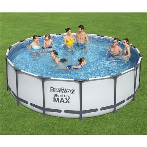 Bestway Steel Pro MAX Swimmingpool-Set Rund 457x122 cm