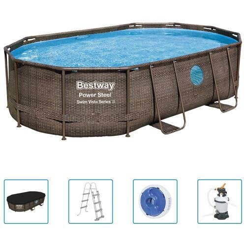 Bestway Power Steel Pool-Set 488x305x107 cm