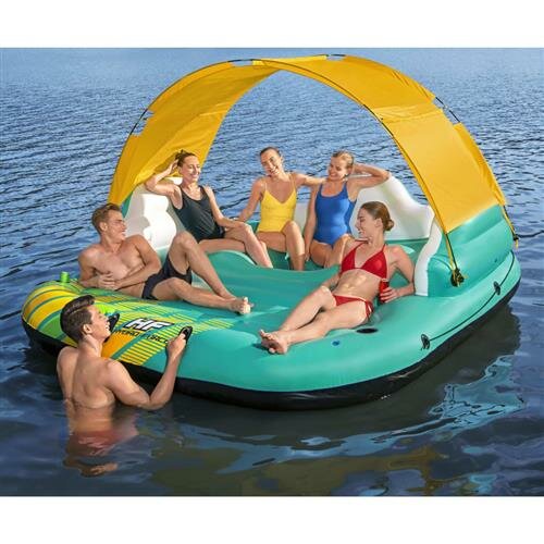 Bestway Aufblasbare Badeinsel f&uuml;r 5 Personen Sunny Lounge 291x265x83cm