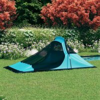 vidaXL Campingzelt 317x240x100 cm Blau