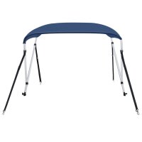 vidaXL 2-Bow Bimini Top Marineblau 150x120x110 cm