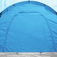 vidaXL Campingzelt 6 Personen Blau und Hellblau