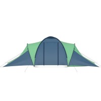 vidaXL Campingzelt 6 Personen Blau und Gr&uuml;n