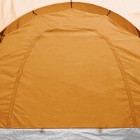 vidaXL Campingzelt 6 Personen Grau und Orange