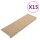 WOWONA Treppenmatten Selbstklebend Sisal-Optik 15 Stk. 65x25 cm Sand