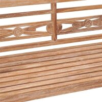 vidaXL Batavia-Bank 120 cm Teak Massivholz Get&uuml;ncht