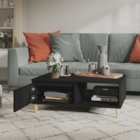 vidaXL Couchtisch Schwarz 90x60x35 cm Holzwerkstoff