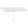 vidaXL Automatische Markise mit LED & Windsensor 500x350 cm Creme