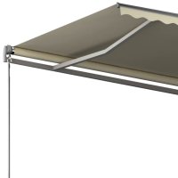 vidaXL Standmarkise Automatisch 300x250 cm Creme