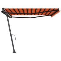 vidaXL Standmarkise Einziehbar Handbetrieben 450x300 cm...