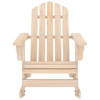 vidaXL Adirondack-Schaukelstuhl Massivholz Tanne