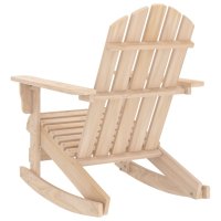 vidaXL Adirondack-Schaukelstuhl Massivholz Tanne