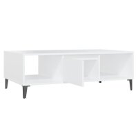 vidaXL Couchtisch Wei&szlig; 103,5x60x35 cm Holzwerkstoff