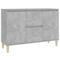 vidaXL Sideboard Betongrau 103,5x35x70 cm Holzwerkstoff