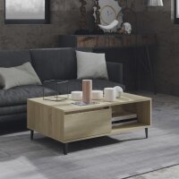 vidaXL Couchtisch Sonoma-Eiche 90x60x35 cm Holzwerkstoff