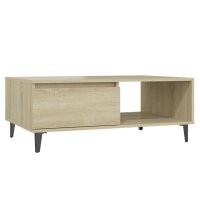 vidaXL Couchtisch Sonoma-Eiche 90x60x35 cm Holzwerkstoff