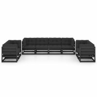 vidaXL 8-tlg. Garten-Lounge-Set mit Kissen Kiefer Massivholz