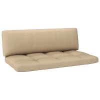vidaXL 6-tlg. Paletten-Lounge-Set Grau Imprägniertes Kiefernholz