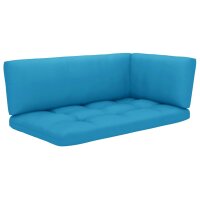 vidaXL 2-Sitzer-Palettensofa Schwarz Impr&auml;gniertes Kiefernholz