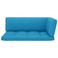 vidaXL 2-Sitzer-Palettensofa Schwarz Impr&auml;gniertes Kiefernholz