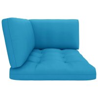 vidaXL 2-Sitzer-Palettensofa Schwarz Impr&auml;gniertes Kiefernholz