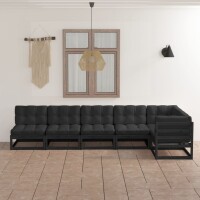 vidaXL 6-tlg. Garten-Lounge-Set mit Kissen Kiefer Massivholz