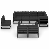 vidaXL 8-tlg. Garten-Lounge-Set mit Kissen Kiefer Massivholz