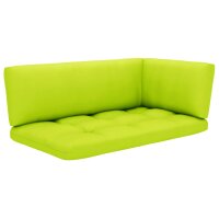 vidaXL 2-Sitzer-Palettensofa mit Kissen Impr&auml;gniertes Kiefernholz