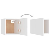 vidaXL 3-tlg. TV-Schrank-Set Wei&szlig; Holzwerkstoff