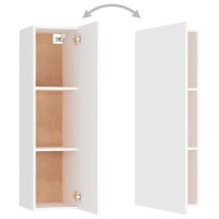 vidaXL 3-tlg. TV-Schrank-Set Wei&szlig; Holzwerkstoff