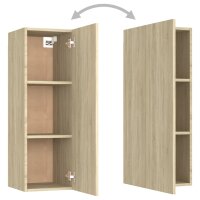 vidaXL 3-tlg. TV-Schrank-Set Sonoma-Eiche Holzwerkstoff