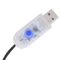 vidaXL Lichterkette mit 400 LEDs Blau 40 m 8 Lichteffekte