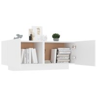 vidaXL TV-Schrank Wei&szlig; 100x35x40 cm Holzwerkstoff