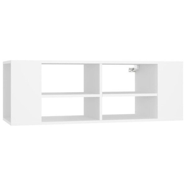 vidaXL TV-Wandschrank Wei&szlig; 102x35x35 cm Holzwerkstoff