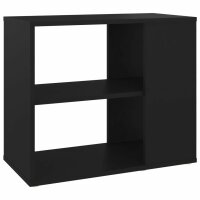 vidaXL Beistelltisch Schwarz 60x30x50 cm Holzwerkstoff