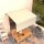vidaXL Gelenkarmmarkise Automatisch mit Jalousie 3x2,5 m Creme