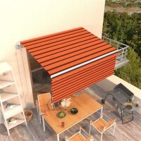 vidaXL Gelenkarmmarkise Automatisch mit Jalousie 3x2,5m...