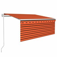 vidaXL Gelenkarmmarkise Automatisch mit Jalousie 3x2,5m...