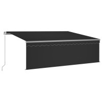 vidaXL Gelenkarmmarkise Einziehbar mit Jalousie 4x3 m...