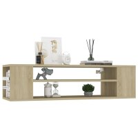 vidaXL TV-H&auml;ngeschrank Sonoma-Eiche 100x30x26,5 cm Holzwerkstoff