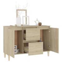 vidaXL Sideboard Sonoma-Eiche 103,5x35x70 cm Holzwerkstoff