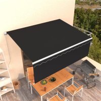 vidaXL Gelenkarmmarkise Einziehbar mit Jalousie 4,5x3 m...