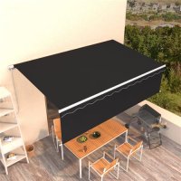 vidaXL Gelenkarmmarkise Einziehbar mit Jalousie 5x3 m...