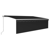 vidaXL Gelenkarmmarkise Einziehbar mit Jalousie 5x3 m...